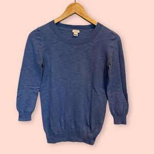 J. Crew Women's Blue Periwinkle Sweater Size XS